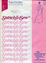 Stretch &amp; Sew Pattern #440 ~ Long A-Line Skirt ~ Hip 30-46&quot; - £10.27 GBP