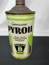 Vintage Payroll Crank Case Cone Top Oil Can 1932 Petroliana Advertising - $60.00