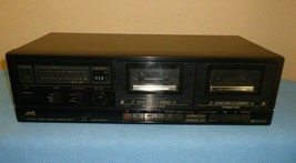 JVC TD-W106  Stereo Cassette Deck, Japanese, See Video ! - $51.08