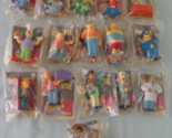 THE SIMPSONS MOVIE 2007 BURGER KING FULL SET OF 16 TOYS SEALED,  GOLD HOMER - £59.13 GBP