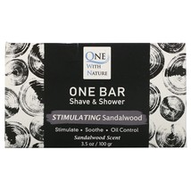 One Bar Shave & Shower Stimulating Sandalwood One With Nature 3.5 oz Bar Soap - $19.99