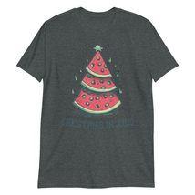 Christmas in July Watermelon Christmas TreShort Unisex T-Shirt - £15.31 GBP+