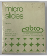 NEW abco MICRO SLIDES 1/2 GROSS FROSTED SLIDES 3&quot; x 1&quot; 1.10 mm CAT. No. ... - $454.60 MXN