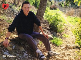 Wil Wheaton Concrete Jungle Wear and Tear 11"x8" Teen Magazine Pinup Min... - $14.94