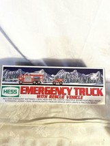 2005 Hess Toy Emergency Truck With Rescue Vehicle With Lights And Sound In Box - £23.31 GBP