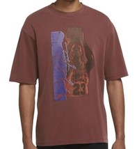 Nike Air Jordan Flight Heritage 85 Graphics T-Shirt Burgundy DA9891 231 Size S - £23.70 GBP