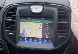 2011-14 Chrysler 300 INFORMATION 8.4&quot; DISPLAY SCREEN CLOCK BEZEL OEM 681... - $247.50