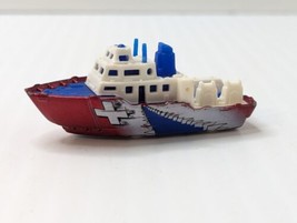 Vintage Matchbox Ice Breaker Rescue Rookies Diecast Boat Red 2001 Mattel - £8.18 GBP