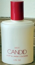 Avon Candid Light &amp; Lavish Cologne 6 Oz. Full See Pictures - $15.29