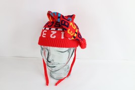 Deadstock Vtg 70s Streetwear Child Youth Letter Numbers Winter Beanie Ha... - $552.05 MXN