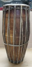 Vintage Carnatic Classical Percussion Instrument Mridangam 2 Headed Drum - $559.72
