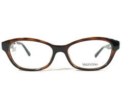 Valentino V2681 242 Eyeglasses Frames Brown Havana Tortoise Cat Eye 53-16-140 - £96.99 GBP