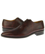 Alex D &quot;Cambridge&quot; Plain Wholecut Oxford, Men&#39;s Dress Shoes, Museum Brown - $141.00