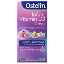 Ostelin Vitamin D Infant Drops - D3 for Kids Bone Health + Immune Support - 2.4 - £62.44 GBP