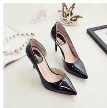 HOT Women Pumps Spring/Autumn High heels 7-8.5CM Pointed Toe Female Wedding Shoe - £27.14 GBP