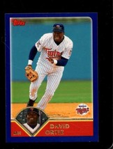 2003 Topps #26 David Ortiz Nmmt Twins Hof *X81810 - £3.29 GBP