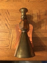 Vintage Copper And Brass Angel Candel Holder-Very Rare Vintage-SHIPS N 24 HOURS - £31.55 GBP