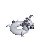 Inflatable Goat Swim Ring, Grey,56&quot;/46&quot;/16&quot;-44&quot; - £33.56 GBP