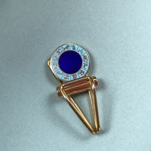 Made in Italy Brev 88/34 Blue Enamel Round Zodiac Symbols Goldtone Money Clip –  - £19.34 GBP