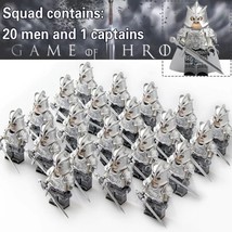 21pcs/set Game of Thrones Kingsguard the White Swords Silver-Plated Minifigures - $36.99