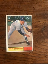 Bill Stafford 1961 Topps Baseball Card  (0682) - £2.38 GBP