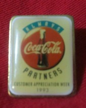 Always Coca-Cola Partners Customer Appreciation Week 1993  Lapel Pin - £7.49 GBP