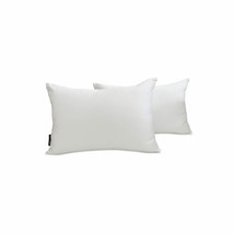 Lumbar Pillow Cover Set of 2 Solid - White Slub Satin - $20.95+
