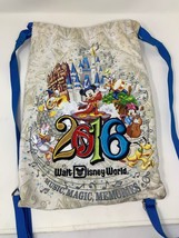 2016 Walt Disney World Bag With Draw Strings Embroidered.  Mickey Mouse ... - £7.57 GBP