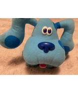 Vintage Tyco 1997 BLUES CLUES Pose A Blue Stuffed Animal Plush Dog - £14.89 GBP