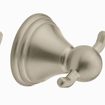 DN8403BN Preston Double Robe Hook Brushed Nickel - $973.87 MXN