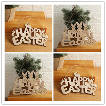 Decorations On Christmas Tree In Easter Wooden Shopping Window - $30.17 MXN+