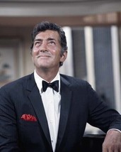 Dean Martin smiling as he looks upwards in tuxedo Dean Martin Show 4x6 photo - $6.99