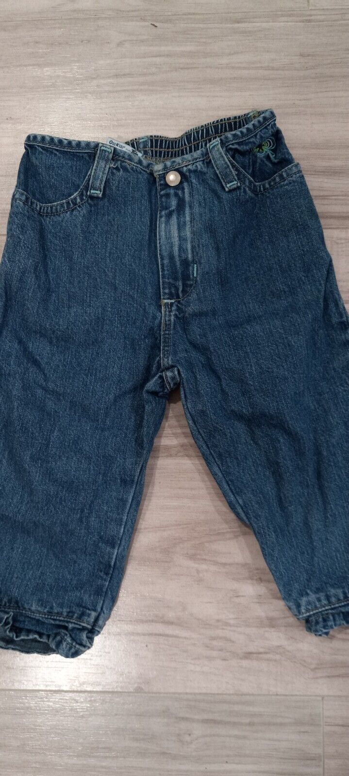 Osh Kosh Bgosh Girls Jeans Toddler Size 4T Spring Flower - £7.82 GBP