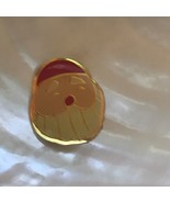 Vintage Small Enamel Santa Claus Thin Goldtone Brooch Pin – 1 x 0.75 inc... - $8.59