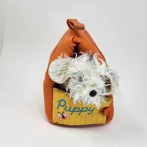 VINTAGE 1977 FISHER PRICE PUPPY DOG IN HOUSE # 110 STUFFED ANIMAL PLUSH TOY - £29.03 GBP