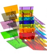 ILLUCKAI 12 Sheets 90 COE Glass for Fusing 6 x 4 inch Fused Glass Suppli... - $1,081.27 MXN