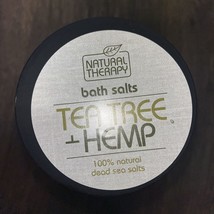 bath salts natural therapy hemp plus tea tree lg 37 oz - £7.99 GBP