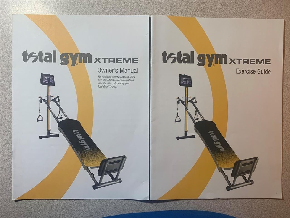 Total Gym Xtreme Owners Manual with Exercise Guide - $9.97