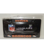 NFL Denver Broncos Plastic License Plate Frame NIP - $26.19