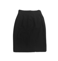 Saks Fifth Avenue THE WORKS Black Lined 100% Silk Skirt~Size 6 - £23.98 GBP