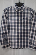 ABERCROMBIE KIDS Boy&#39;s Long Sleeve Button Front Shirt size S  - £10.30 GBP