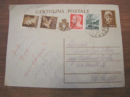 1945 Postcard New Building Agency Costa Antonio Airmail 50 Cent- Show Origina... - £21.67 GBP