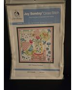 NOS Joy Sunday J687 Flower Kitchen Floral Cross Stitch Kit Pre Printed F... - $530.48 MXN