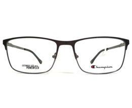 Champion Eyeglasses Frames CU 4015 C01 Brown Gray Square Extra Large 58-18-150 - £55.09 GBP
