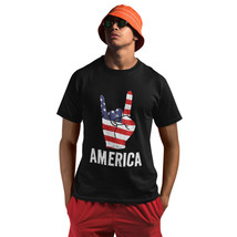 USA Rock&amp;Roll Crew Neck Short Sleeve T-Shirts Graphic Tees, Sizes S-4XL - £11.68 GBP