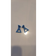 Vintage Totally Hair Barbie - blue Earrings Replacement-- for brunette NO DOLL - $24.30 CAD