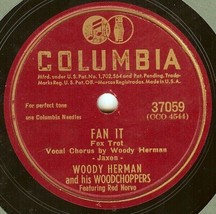 Woody Herman Woodchoppers 1946 VG 78 RPM 10 in Columbia 37059 Shellac Fan It - $15.79