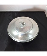 Buenilum B W Hammered Aluminum Serving Dish Casserole Pyrex Acorn Lid - $24.70