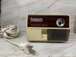 Vintage Panasonic KP-110 Auto Stop Electric Pencil Sharpener - Tested Works - £15.25 GBP