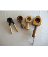 Vintage Wood Screw Twist Turn Nut Cracker Wooden Plier Style Mixed Lot 4... - $443.04 MXN